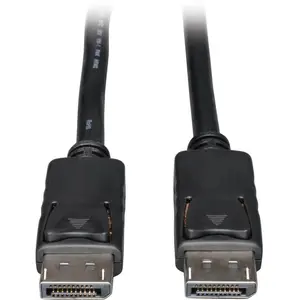 Eaton Tripp Lite Series DisplayPort Cable with Latching Connectors, 4K (M/M), Black, 25 ft. (7.62 m)