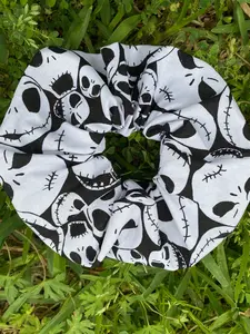 Jack Scrunchie Nightmare before Christmas Hair Tie Ponytail