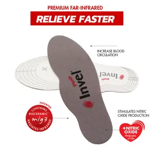 Invel® Active Insole Traditional Insoles with Bioceramic MIG3® Far-Infrared Technology