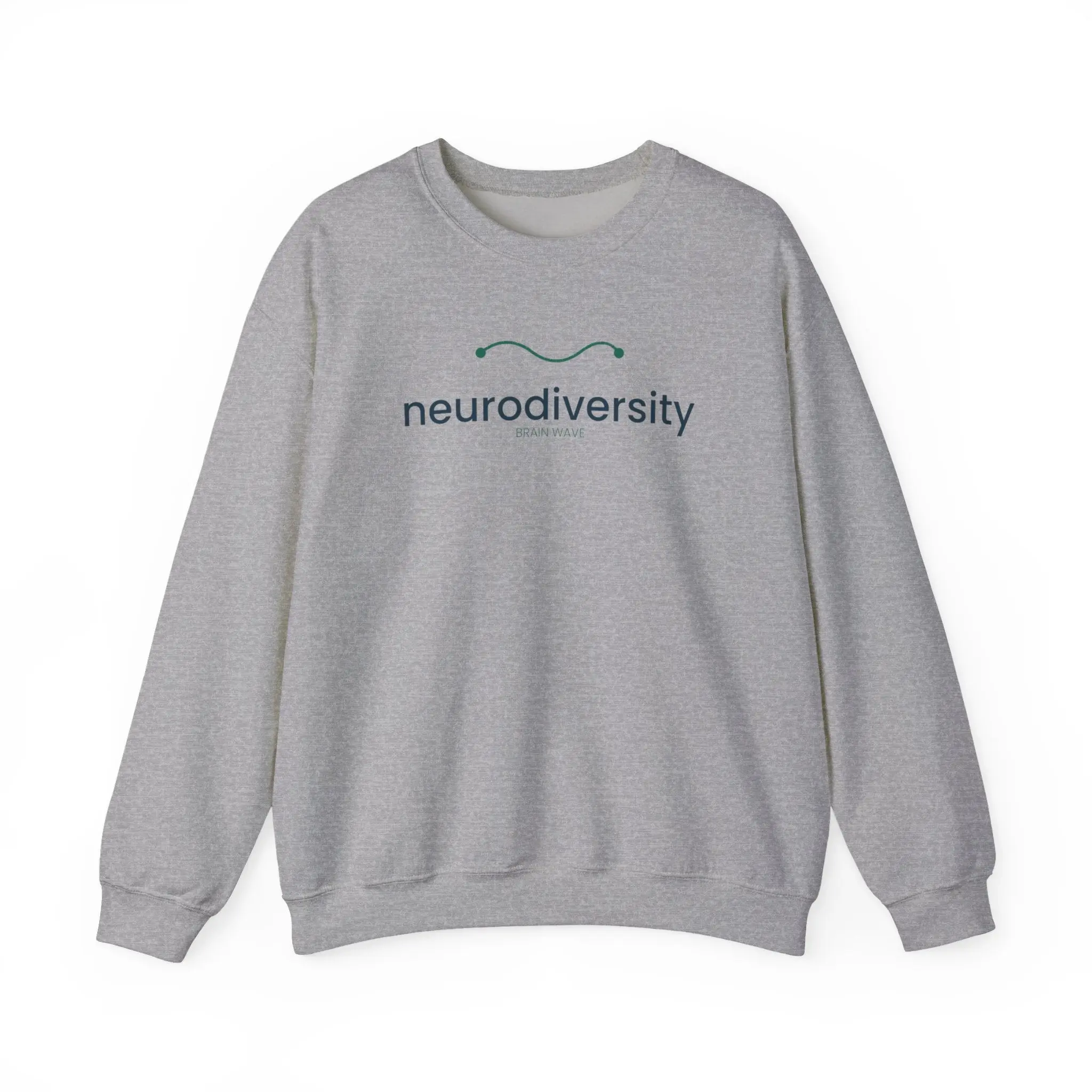 Neurodiversity Awareness Unisex Crewneck Sweatshirt, Minimal ADHD Design