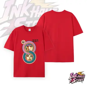 SBR:Gyro Zeppeli and Johnny Joestar --Short-sleeved cotton unisex casual T-shirt JJBA anime fashion street wear stylish