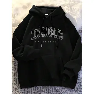 Hooded Sweatshirt Casual LOS ANGELES