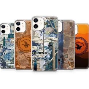 Percy Jackson Phone Case Olympian Sword Cover for iPhone 17, X, 11, 12, 13, 14, 15, 16 Series & Galaxy Series