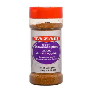 Tazah Beef Shawarma Spice (Especies Para Shawarma de Carne) - 3.52 oz (100g)