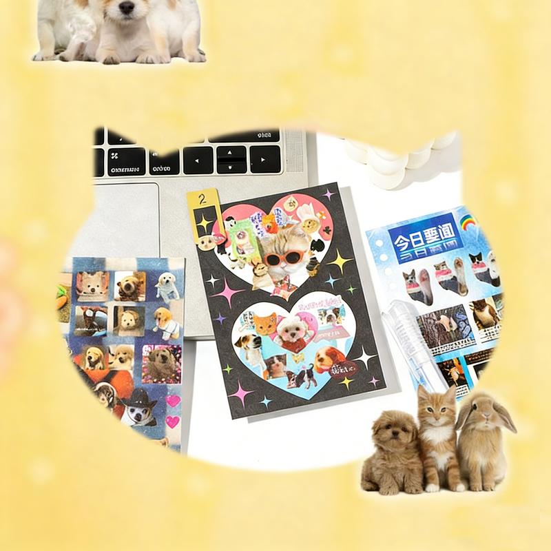 Ultra-Cute Cat-Themed Sticker Book—Featuring 800 adorable cat stickers (30 sticker sheets) in one book—Perfect for journals, crafts, and planners. TikTok Exclusive: Now Trending!