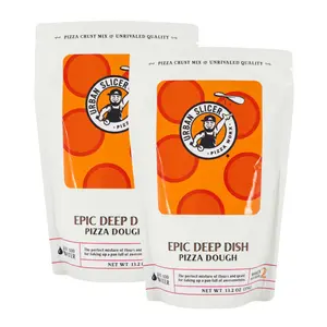 Epic Deep Dish Pizza Dough | Pack of 2 | 13.2 oz | Urban Slicer Pizza Worx