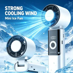 3-in-1-Handheld Fan,Portable Mini Fan with Digital Display, Adjustable3-Speed Rechargeable Personal Fan for Travel,Makeup, Outdoor, Women's Gifts Party gift. air