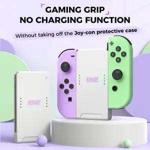 IINE Switch Joy-Con Grip(No Charging Function), Comfortable Grip Compatible with Switch/Oled/Lite, Portable H-Shaped Switch Joy-Con Holder