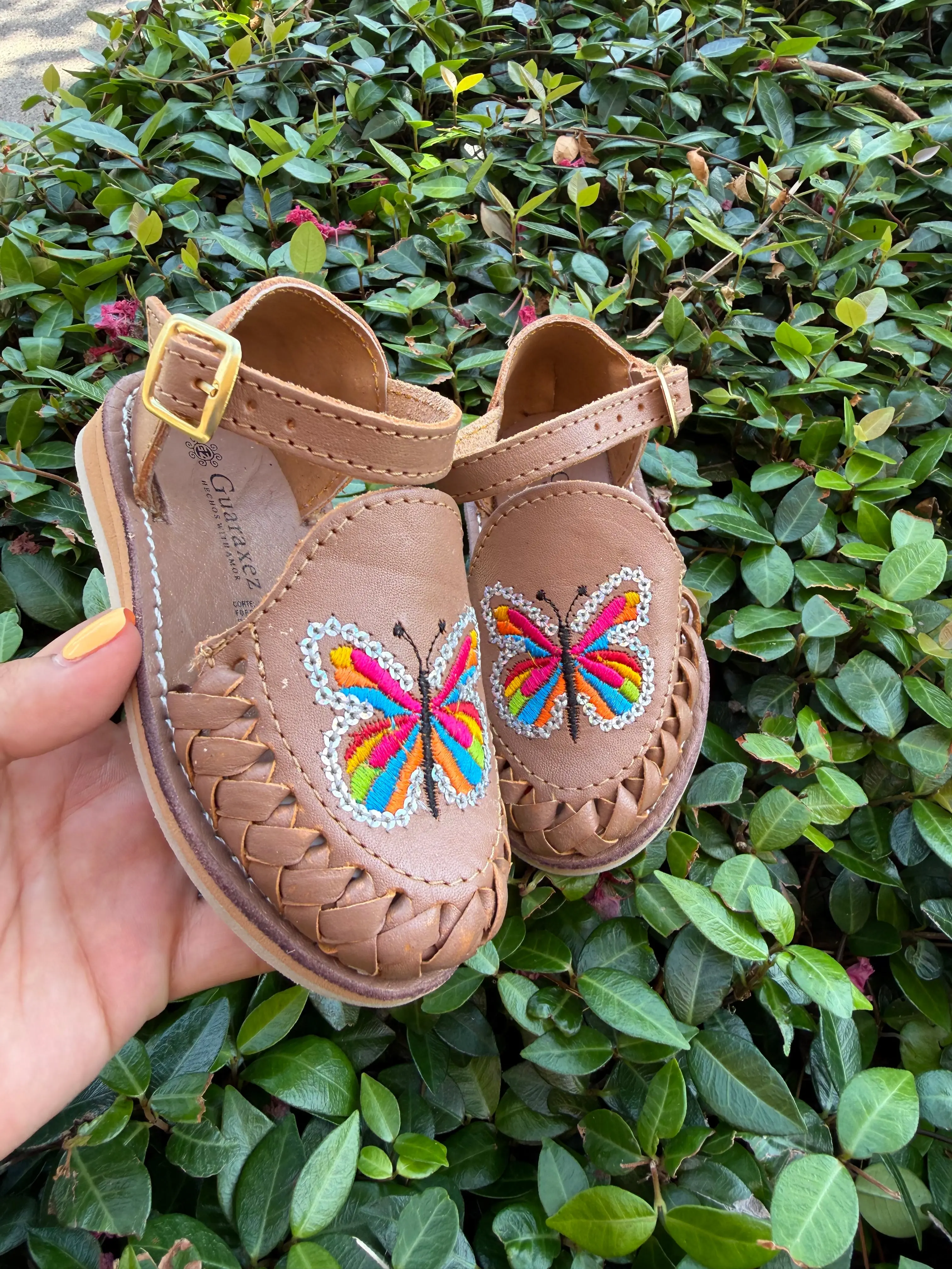 Metamorfosis Tan Nina Leather Sandals