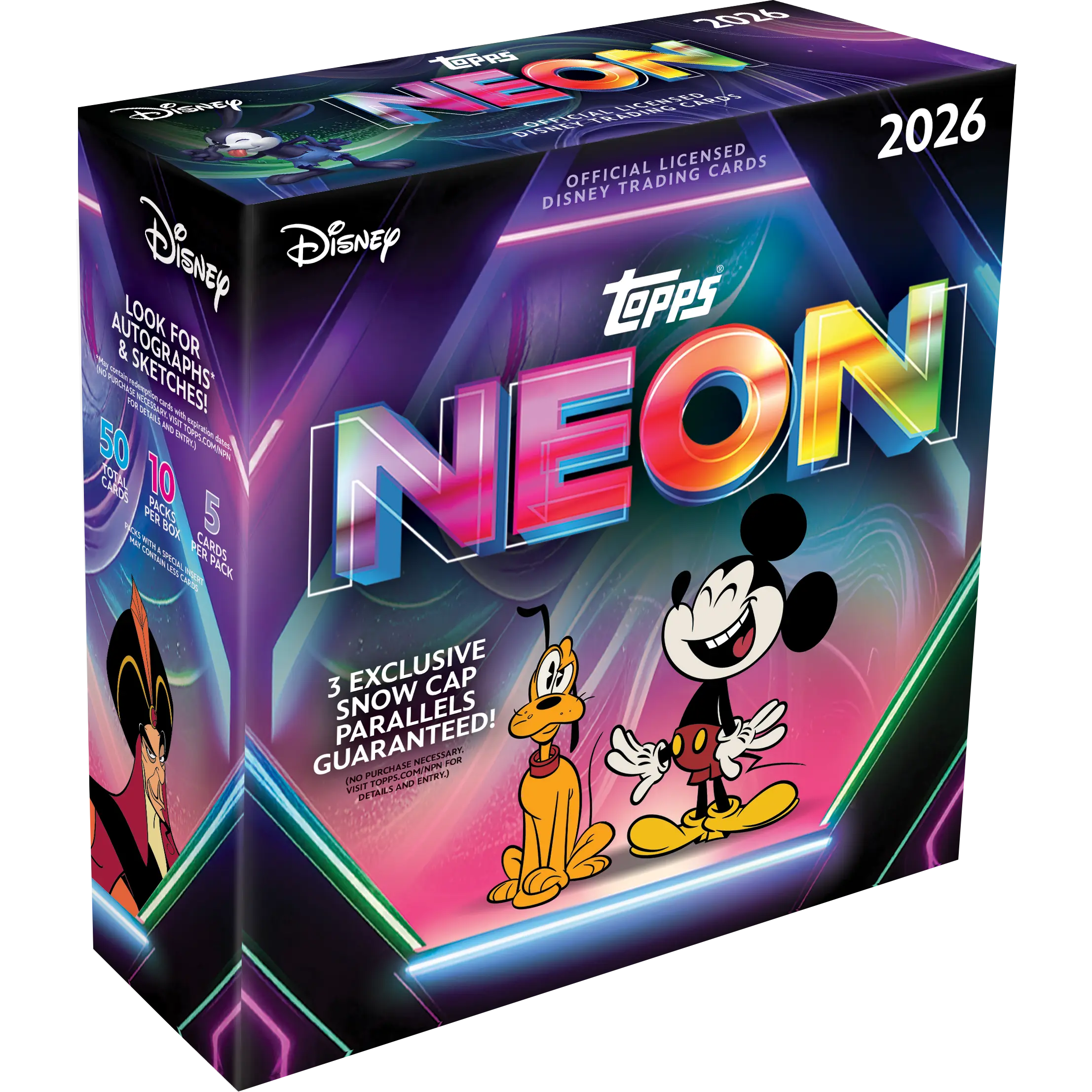 2026 Topps Disney Neon Mega Box