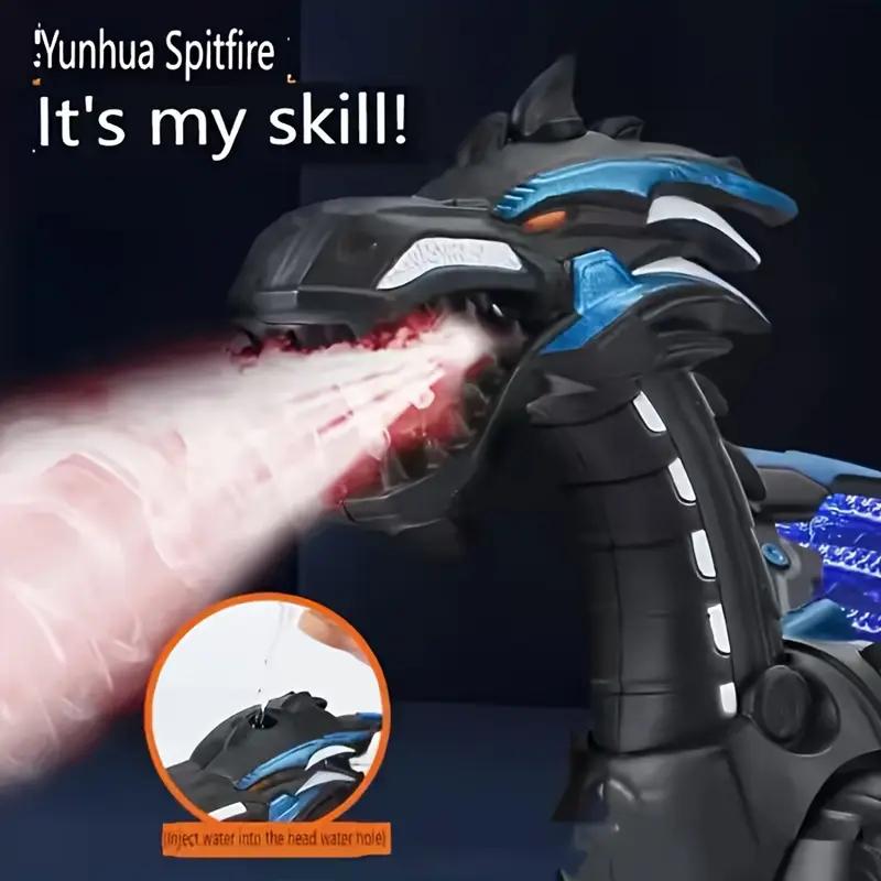 Walking Dinosaur Robot Toy with Realistic Roaring Sounds Moving Smoke Effects Simulation Breathable Mist for Ages 3-12 Brain-Developing Mechanical Dino Christmas Gift