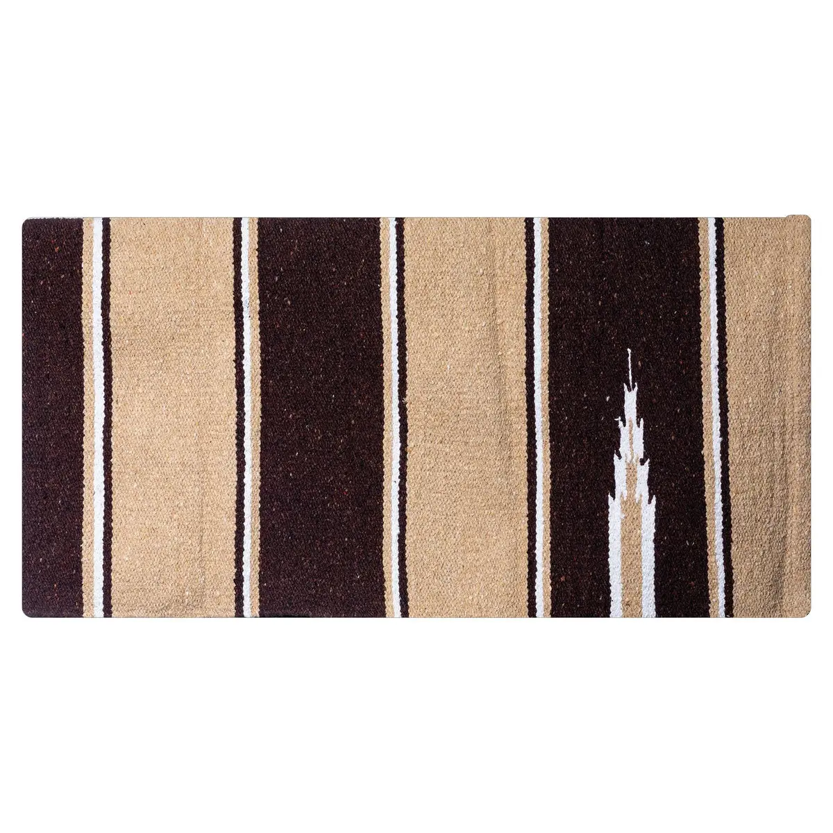 Dura-Tech Printed Double Layer Navajo Western Saddle Blanket, Decorative Blanket, 32x32 in