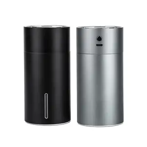 Trendy Car Humidifier W301 USB Air Aromatherapy Mist Maker Rechargeable 260ml Capacity Ultra Quiet Operation Phantom Black Gray scented  incense aura  protection diffuser