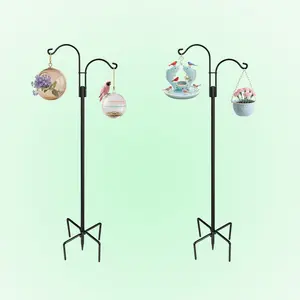 Heavy-Duty Shepherd Hook Fast Install Ideal for Outdoor Décor Robust Construction Easy Setup Versatile Use Enhance Your Garden or Patio