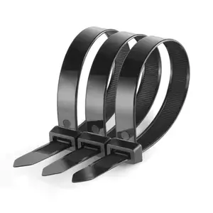 4.8x350mm Cable Ties, 100/200/300 Cable Ties, Heavy Duty, Nylon, Plastic Cable, Outdoor Cable Ties, Self-Locking Nylon Wraps (0.2x14 Inch)