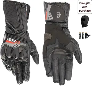 Men's Motorcycle Gloves Sheepskin Racing Gloves for Motocross Riding & Daily Use, Anti-Slip, Wear-Resistant, Comfortable