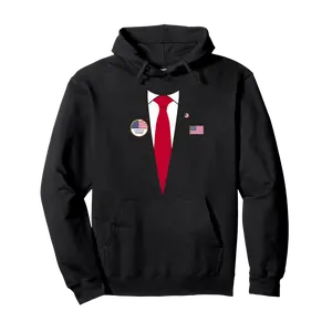Donald Trump Suit and Tie Halloween Costume Pullover Hoodie - Rauldiazde Shop Yb0dbncj488