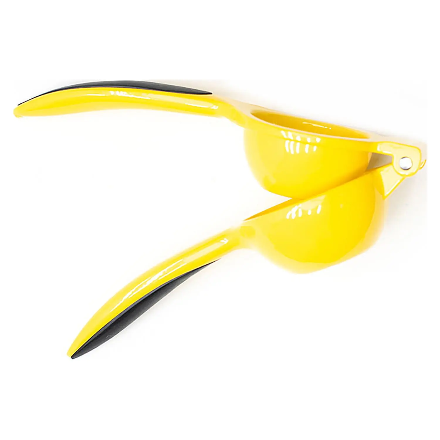 Mainstays Heavy Duty Diecast Yellow Lemon Manual Juicer and Squeezer with Comfort Grips Handles