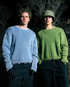 KNIT DISTRESSED SWEATER BUNDLE (10% OFF)