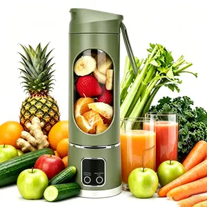 Portable Digital Multimode Juicer Blender – Smart LED Display, Diet-Friendly, Leak-Proof, Ideal for Smoothies, Juices & Shakes. Perfect Summer Gift for Healthy Lifestyle