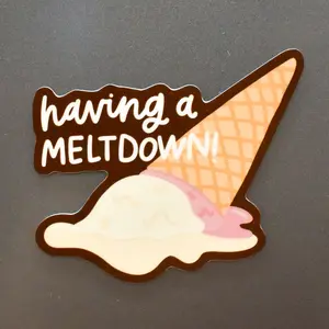 Having A Meltdown Ice Cream Magnet