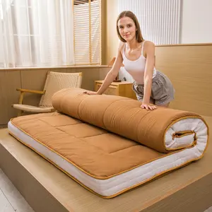 Maxyoyo 4-Inch Japanese Floor Mattress - Foldable Futon & Roll-Up Mattress for Guest Bed, Meditation, or Lounge | High-Density Foam