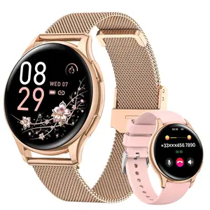 Women's Smartwatch with Call Function, 1.39-Inch HD Full Touch Screen, Blood Oxygen & Heart Rate Monitoring, Fitness Tracker, Rose Color, Digital Smart Watch#smartwatch#valentinesdaygift#giftidea#fashionable