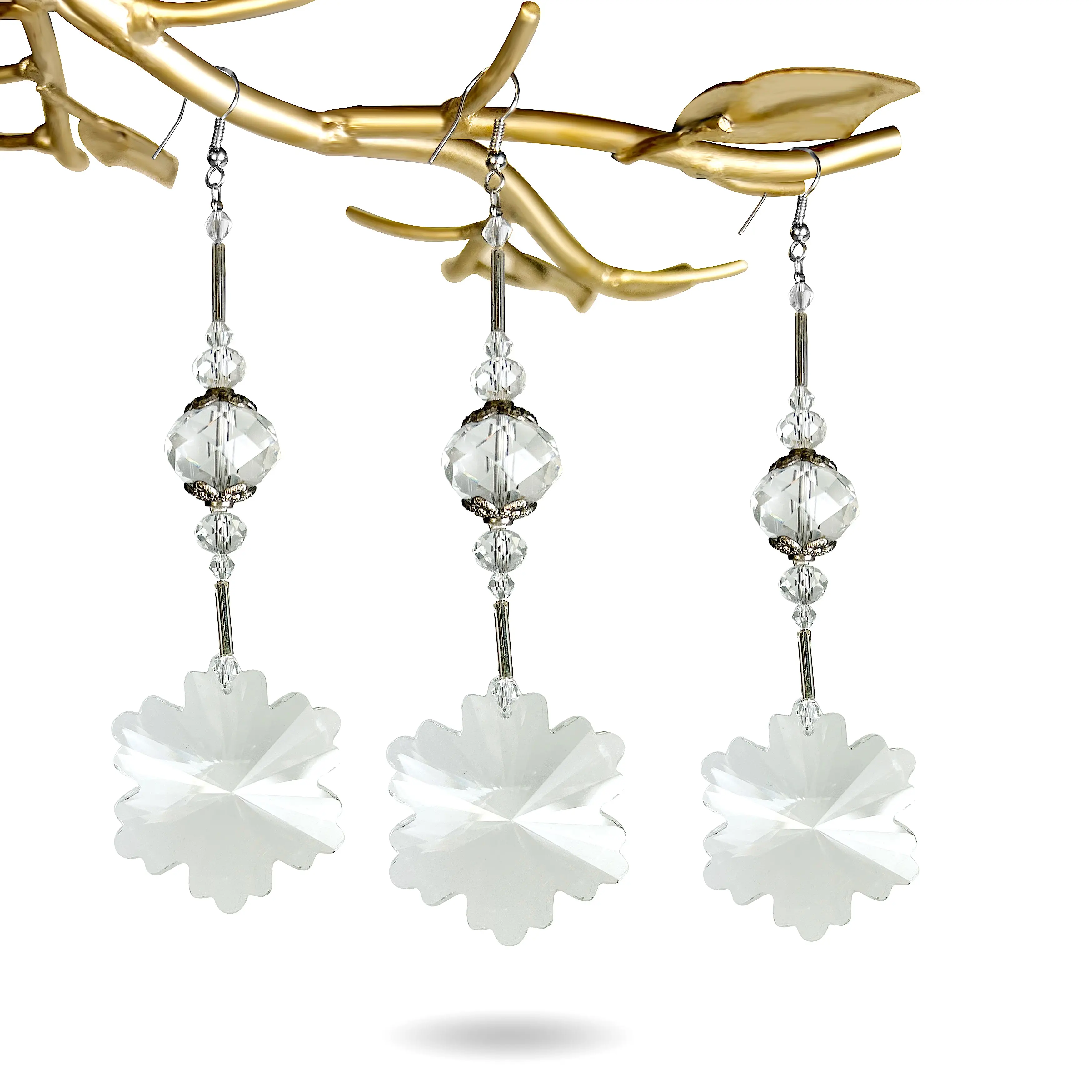 Crystal Snowflake, Crystal Decor Christmas Wedding Decorations