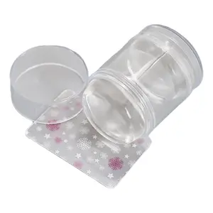 Clear Jelly Silicone Nail Stamper Nail Stamping Kit Manicure Nail Supplies