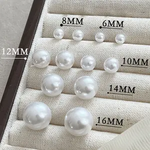 Women's Pearl Stud Earrings High-end Sense Elegant Earrings Fashion Niche Simple Versatile Accessories
