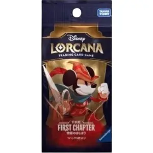 Disney Lorcana: The First Chapter (JPN) Each Sealed Booster Pack - 6 Cards