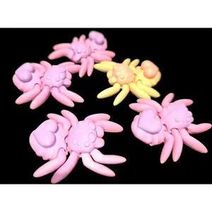Heart Spider Toy Flexible Custom Color