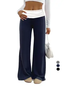 Women's Colorblock Pants, Casual Comfy Trousers for Daily Wear, Ladies Bottoms for All Seasons,baggy leggings, Casual Fashion Pants