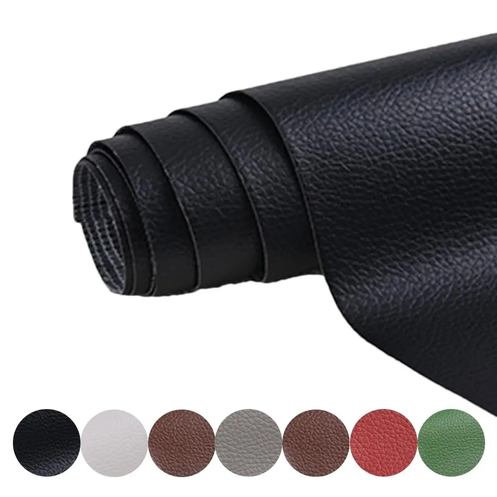 50x137cm Standard Self-Adhesive PVC Repair Patch Kit - Tape Sticker for Fixing Leather Cracks, Sticks to Leather Surfaces (Car Seat, Furniture)