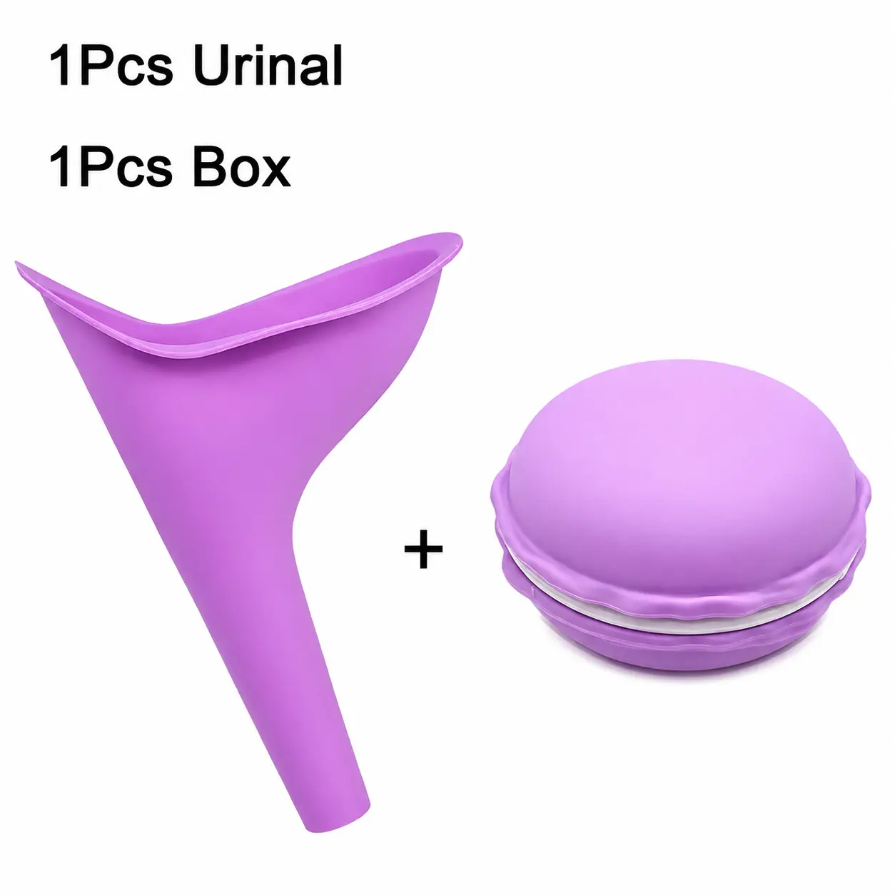Portable Standing Female Urinal, Ergonomic Design Car Toilet, Portable Travel Toilet, Travel Potty, Suitable for Camping and Outdoor Use, Durable Rubber Silicone Material, Compact Size, Easy to Carry, Camping Supplies