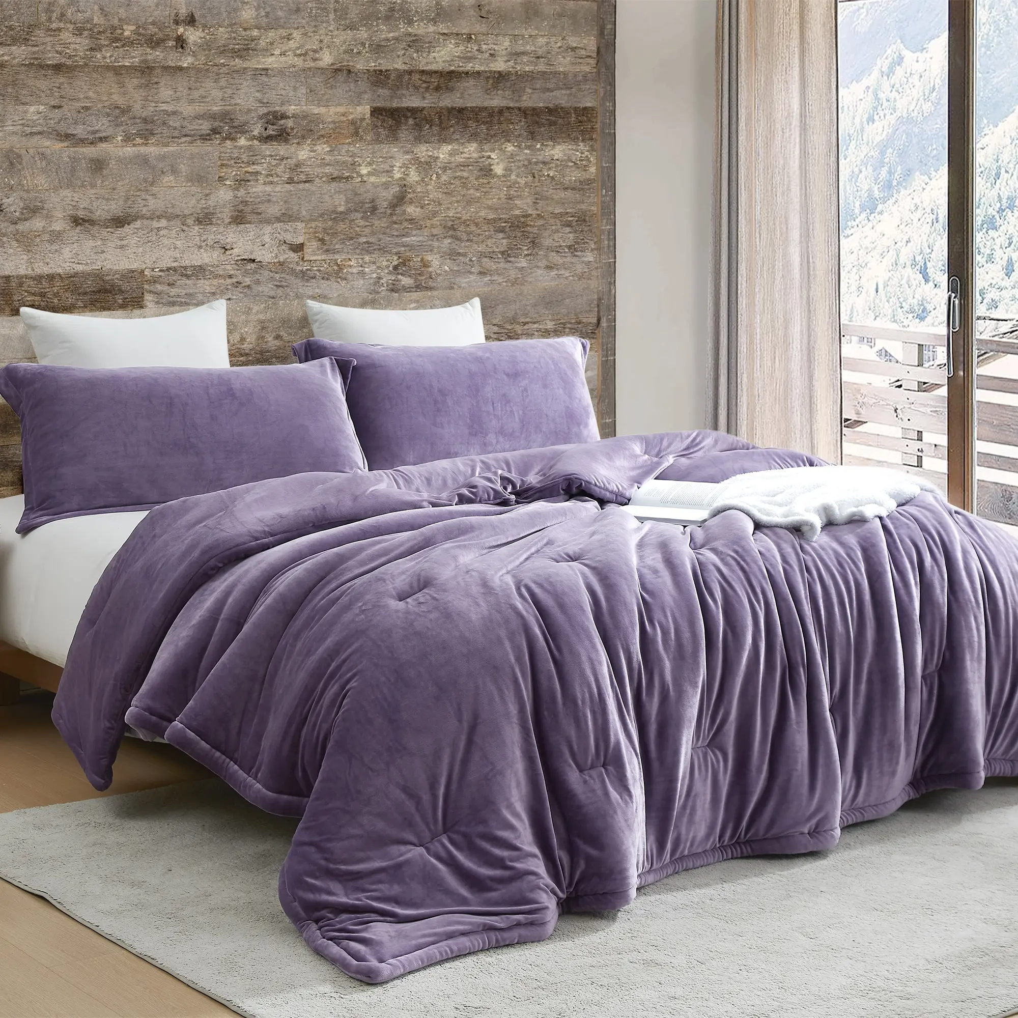 Softer than Soft - Coma Inducer Oversized Comforter Set - Grape Jam