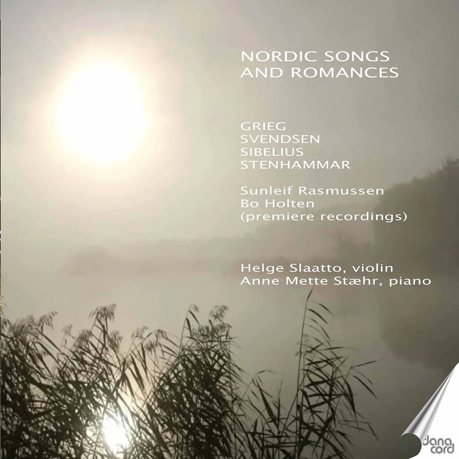 Various Artists - Nordic Songs & Romances Classical Music Compilation, 2021 Release Danacord Records Music [Compact Disc - CD]