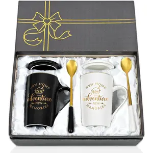 Maustic House Warming Gifts New Home, New Home Gift Ideas for Women Men Couple, Housewarming Gifts, Closing Gift for House Buyers, First Apartment Essentials, 14 Oz