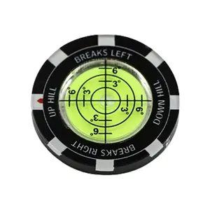 Golf Putt Ball Marker High Precision round Green Reader Golfing Putting Aid Golf Slope Putting Reader 1PC JJ024 pgm