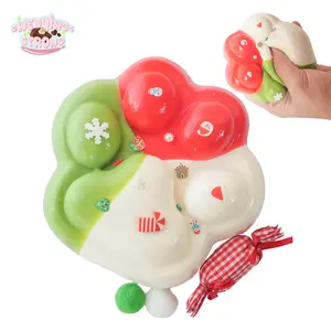 wenqingsquishy - Christmas Cat Paw [Handmade TabaSquishy] [Full silicone rebom squishy] [Fidget Toy] [Squishy Toy] [268g]