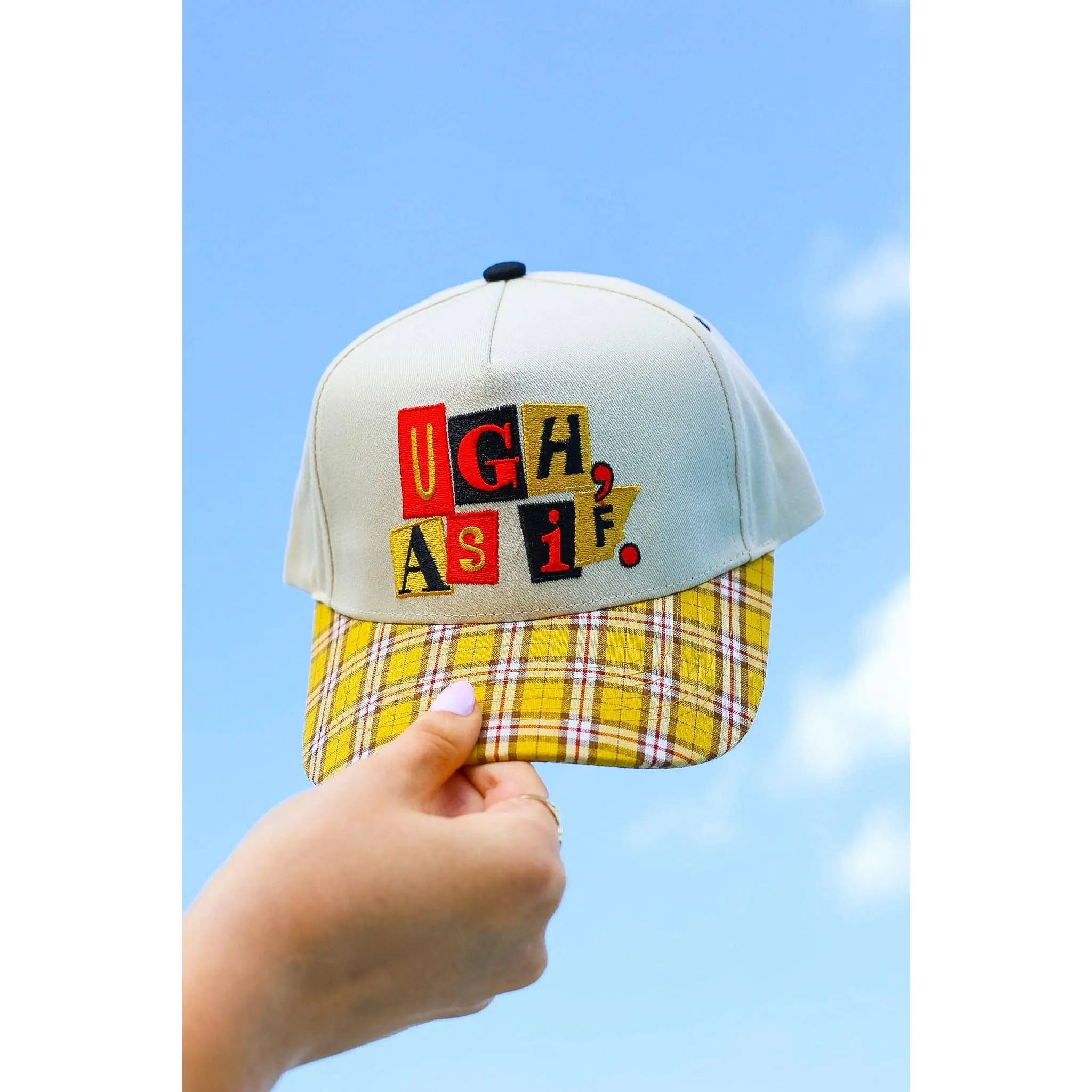 UGH AS IF Canvas Snapback Hat