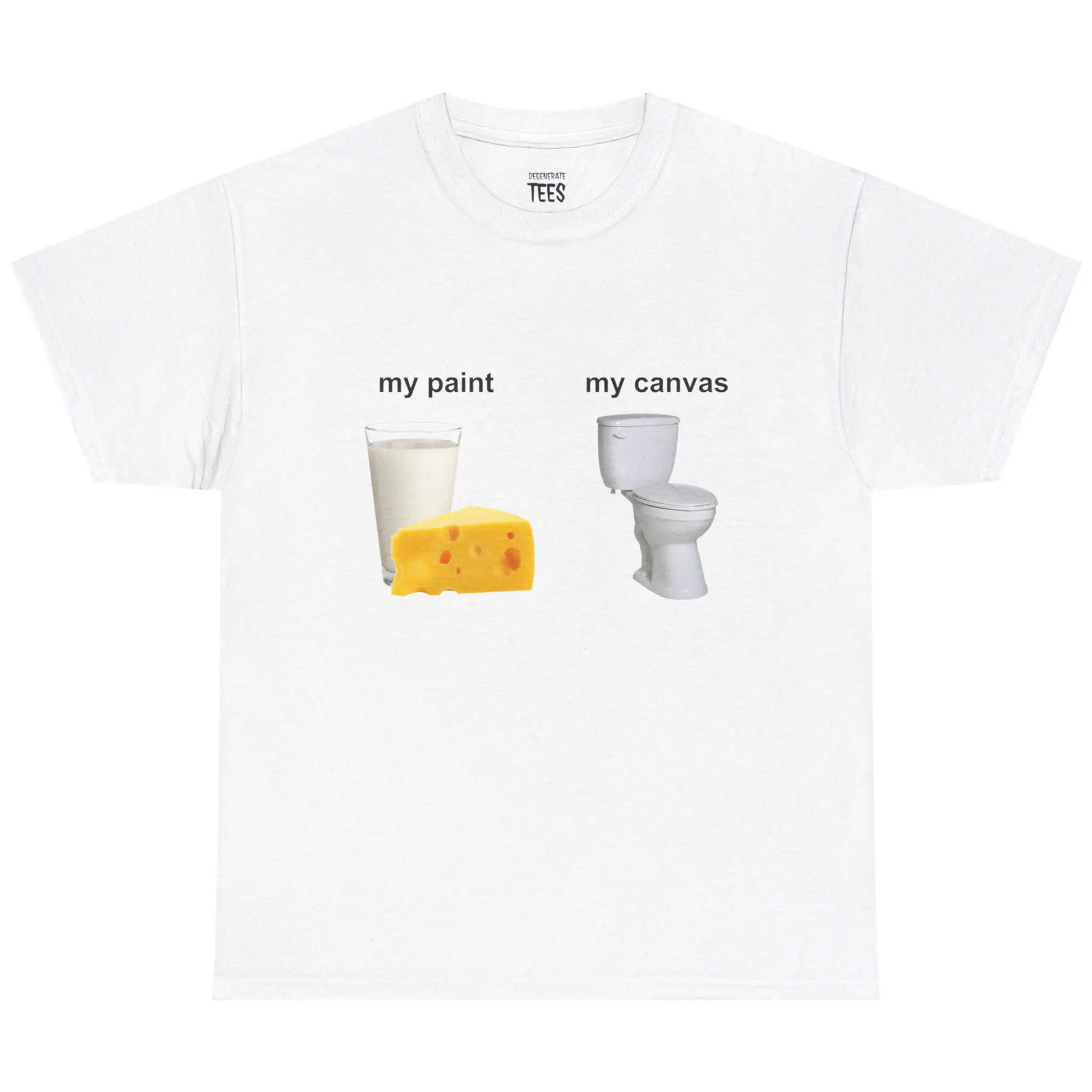 My Paint My Canvas Shirt – Funny Lactose Intolerant Meme Tee