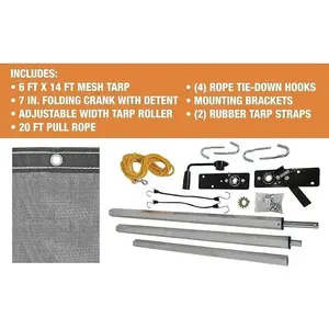 Dump Trailer Tarp Kit 6'x14'