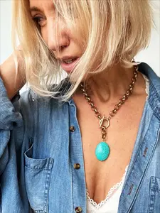 Blue Howlite Chunky Choker