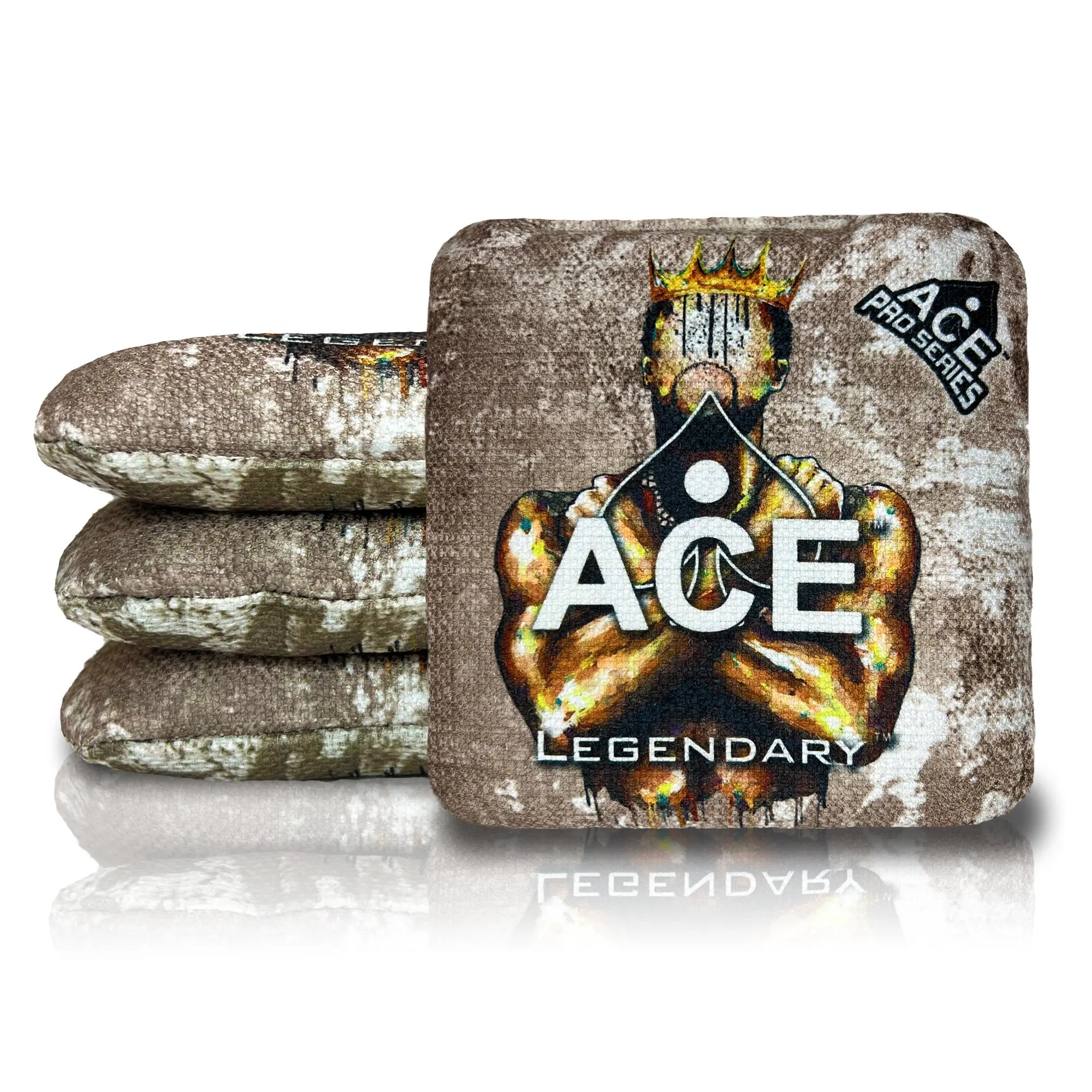 Legendary King Cornhole Bags | ACE Pro Stamped, Set of 4