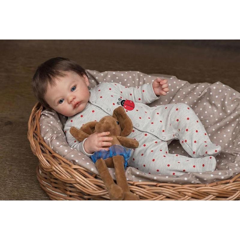 Full Silicone Baby Dolls Full Body Girl 18 Inch Realistic Reborn Baby Dolls Silicone Full Body That Look Real Life Reborn Toddler Dolls for Kids 3