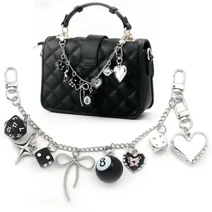 Chain Charm for Handbag, Purse Wallet &Pants Chain Jean Chains, Vintage Bag Strap Chains Extender