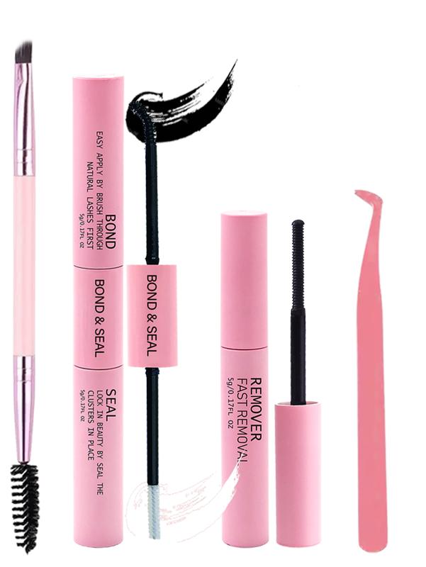 DIY Eyelash Extension Kit 120D/100D/80D Fluffy Cluster Lashes 0.07mm Ultra-Fine Natural Voluminous Lashes with Bond and Seal ，Lahes Glue, Tweezers,Lasshes Remover（9-16mm Multi-Length, Reusable, Beginner-Friendly）Home Use/Party/Daily Makeup Must-Have