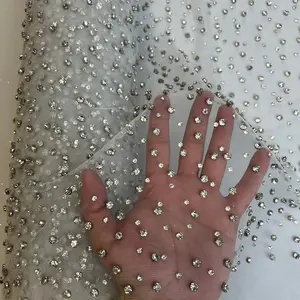 Luna Rhinestone Mesh