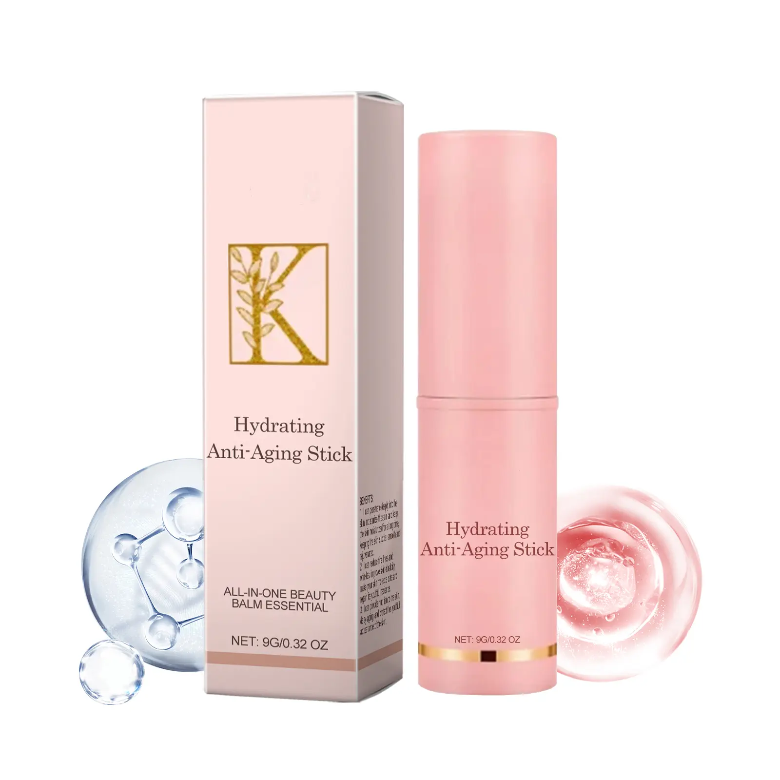 Facial Collagen Moisturizing Stick with Glycerin - Light Texture, Nourishing Formula for Daily Basic Skincare to Moisturize, Hydrate and Smooth Skin, Dry Skin, Collagen Blend, Solid Stick